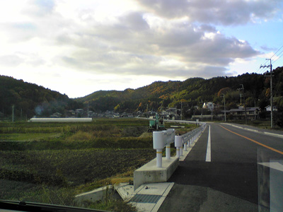 逢坂峠への道